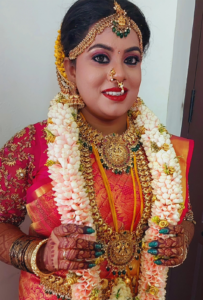 Vanitha's bridal makeover