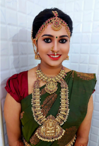 Vanitha's bridal makeup